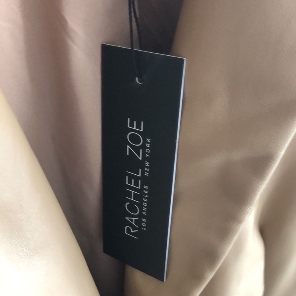 Rachel Zoe Faux Leather Blazer Jacket - Picture 3 of 8